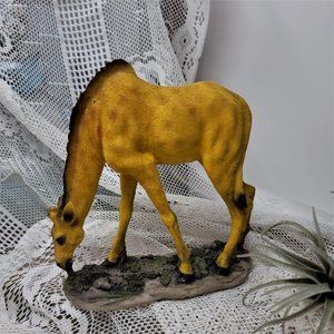 Vintage Giraffe Figurine Grazing in the Wild